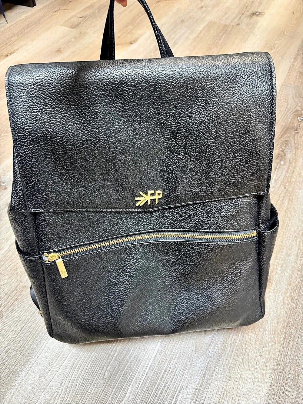 Freshly Picked Classic Diaper Bag II Black Convertible Backpack